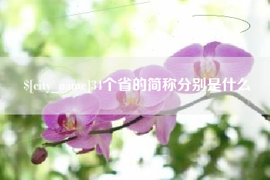 巴中34个省的简称分别是什么