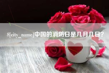 巴中中国的消防日是几月几日？