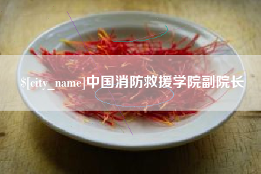 巴中中国消防救援学院副院长