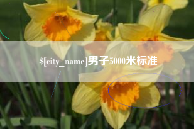 巴中男子5000米标准