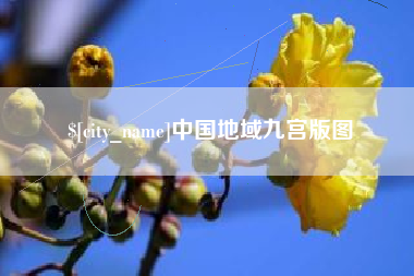 巴中中国地域九宫版图