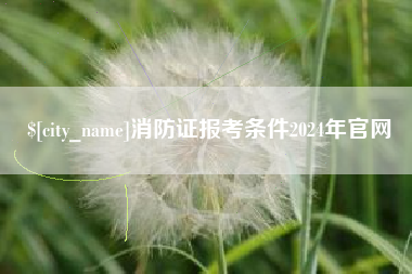 巴中消防证报考条件2024年官网
