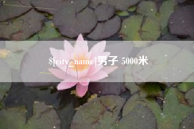 巴中男子 5000米