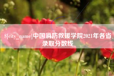 巴中中国消防救援学院2021年各省录取分数线