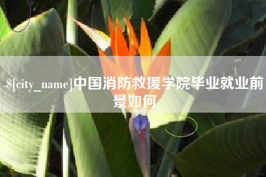 巴中中国消防救援学院毕业就业前景如何