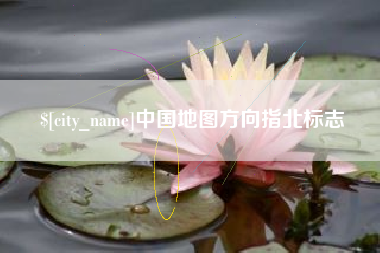 巴中中国地图方向指北标志
