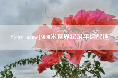 巴中5000米世界纪录平均配速