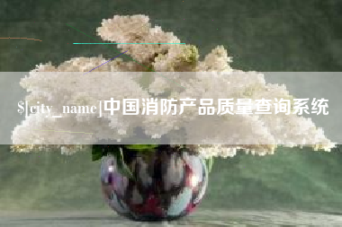 巴中中国消防产品质量查询系统