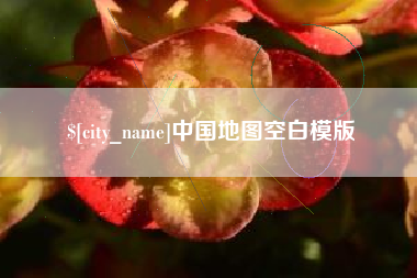 巴中中国地图空白模版
