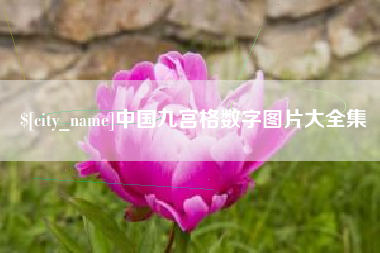 巴中中国九宫格数字图片大全集