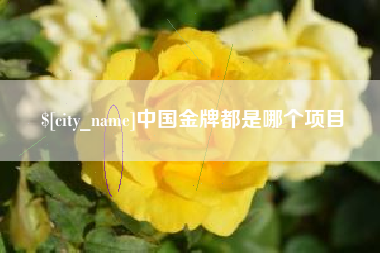 巴中中国金牌都是哪个项目