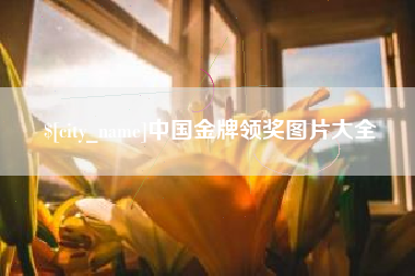 巴中中国金牌领奖图片大全