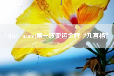巴中第一波奥运金牌“九宫格”