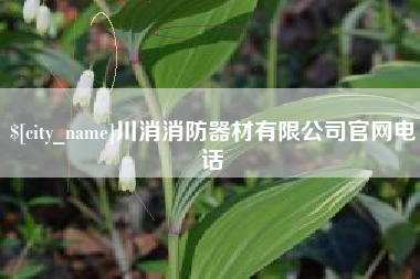 巴中川消消防器材有限公司官网电话