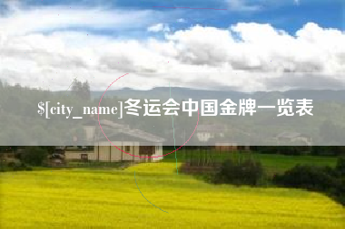巴中冬运会中国金牌一览表