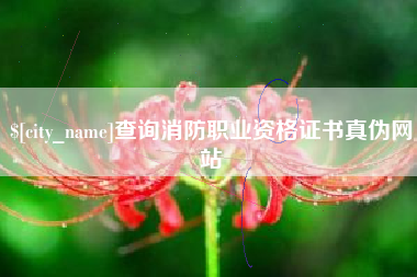 巴中查询消防职业资格证书真伪网站