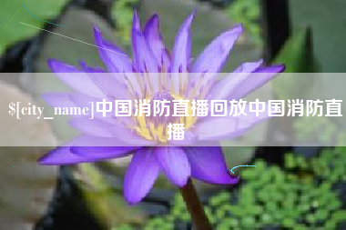 巴中中国消防直播回放中国消防直播