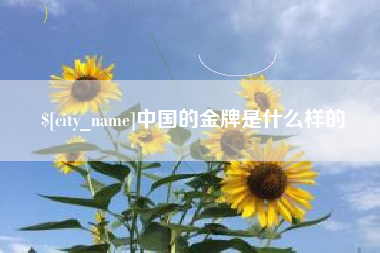 巴中中国的金牌是什么样的