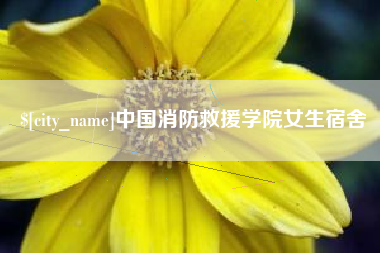 巴中中国消防救援学院女生宿舍